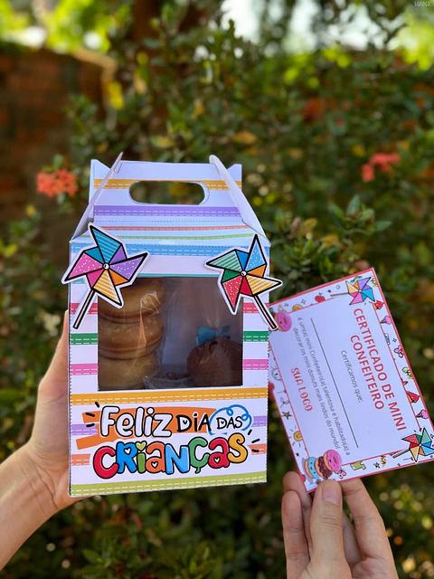 Maletinha Mini Confeiteiro - Dia das Crianças