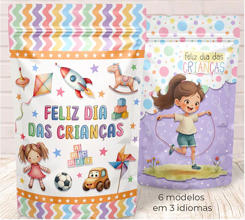 Rótulo Ziplock - Dia das Crianças