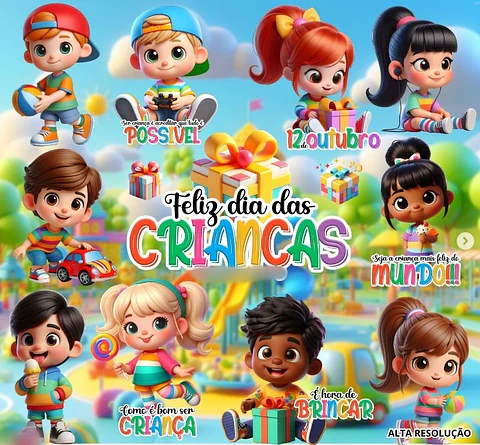 Dia das Crianças - Kit Digital