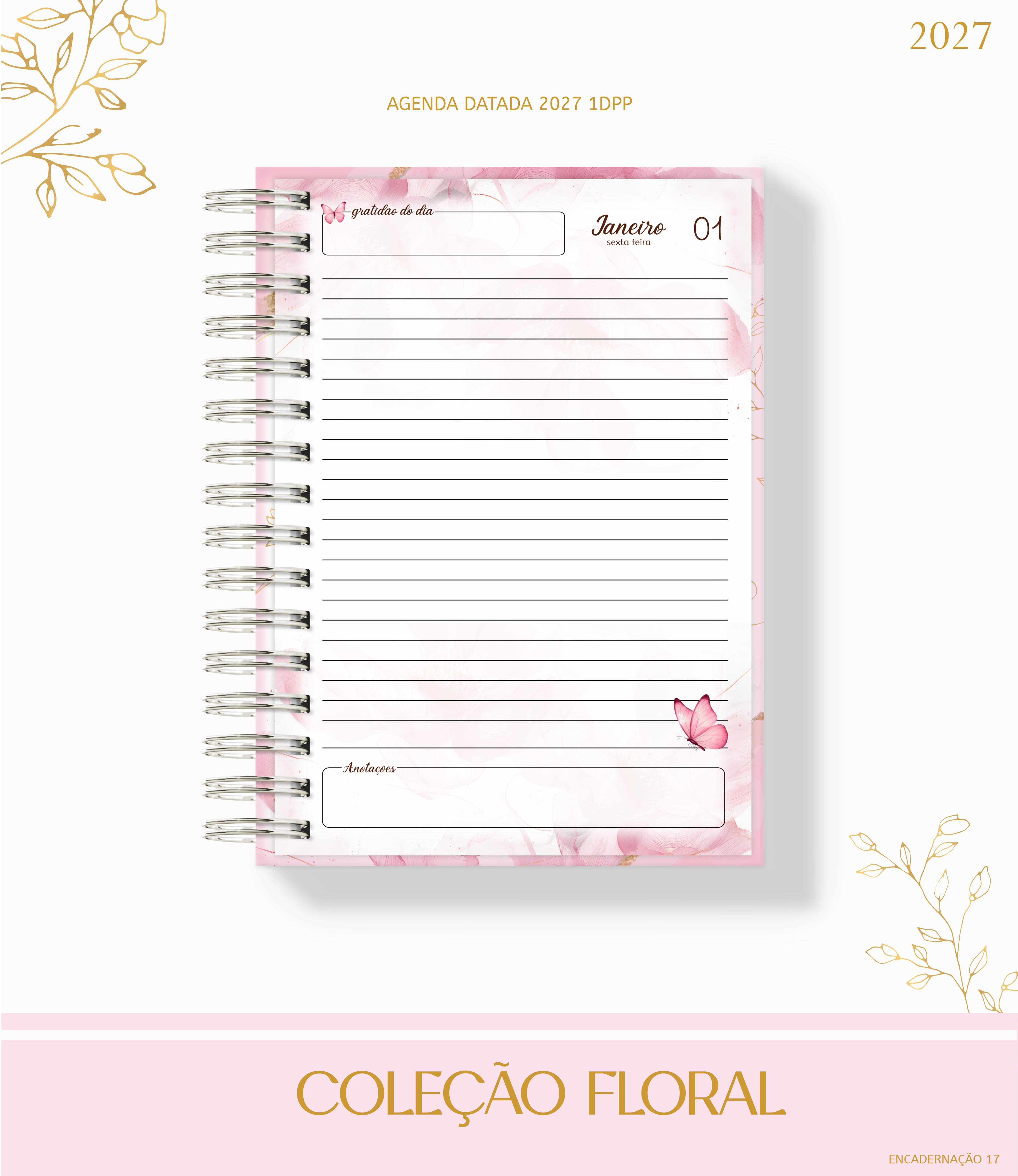 Floral Rosa - Agenda 2027 e Permanente 6