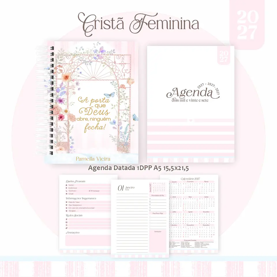 Coleção Cristã Feminina - Encadernação 2027 1