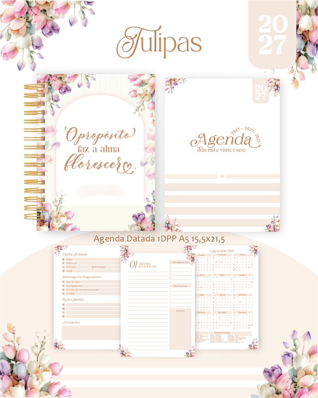 Tulipas - Encadernação 2027 1