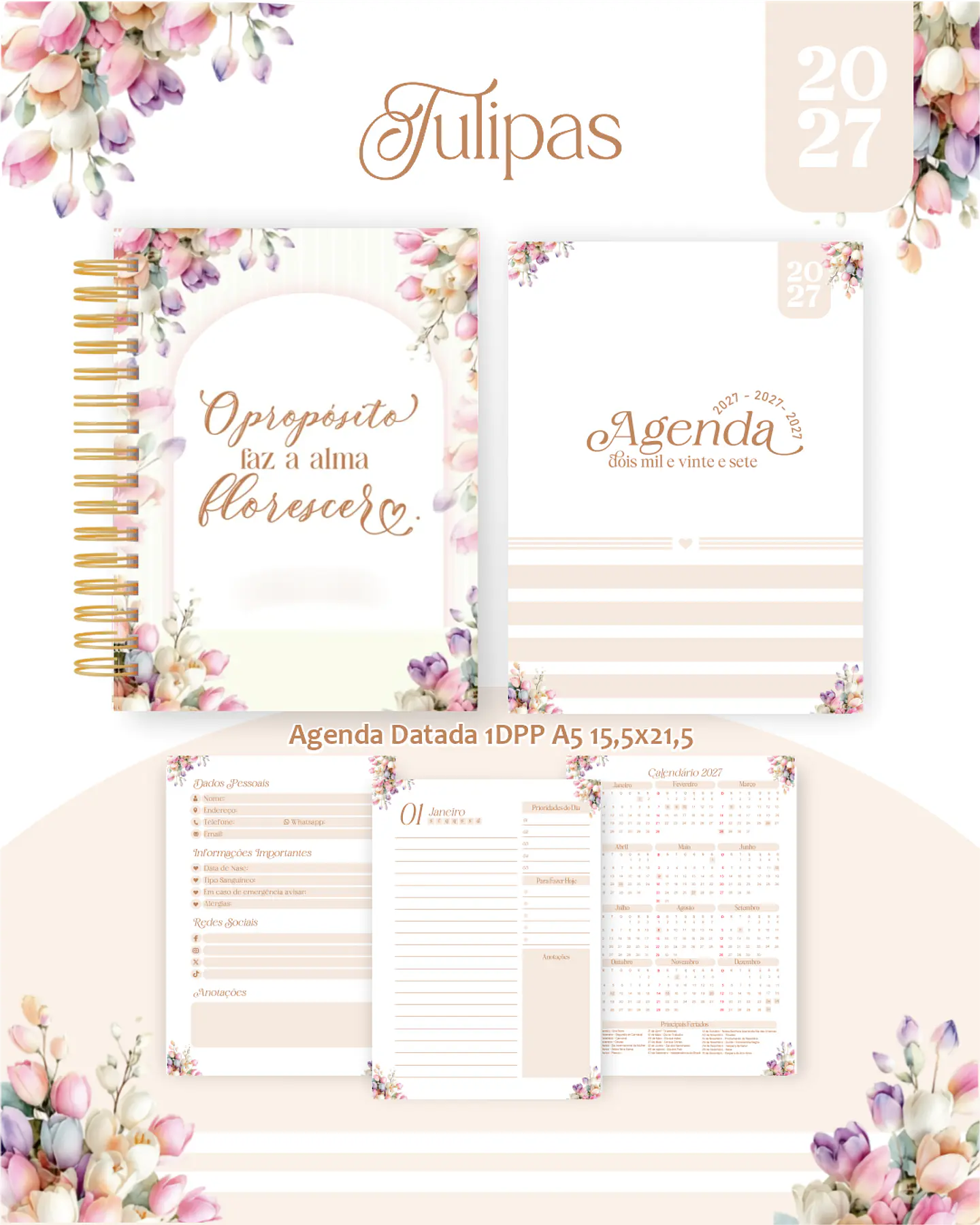 Tulipas - Encadernação 2027 1