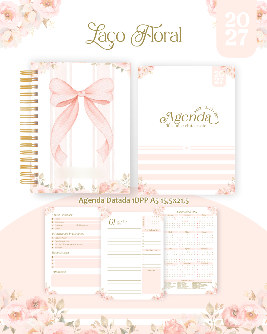 Laço Floral - Encadernação 2027 1