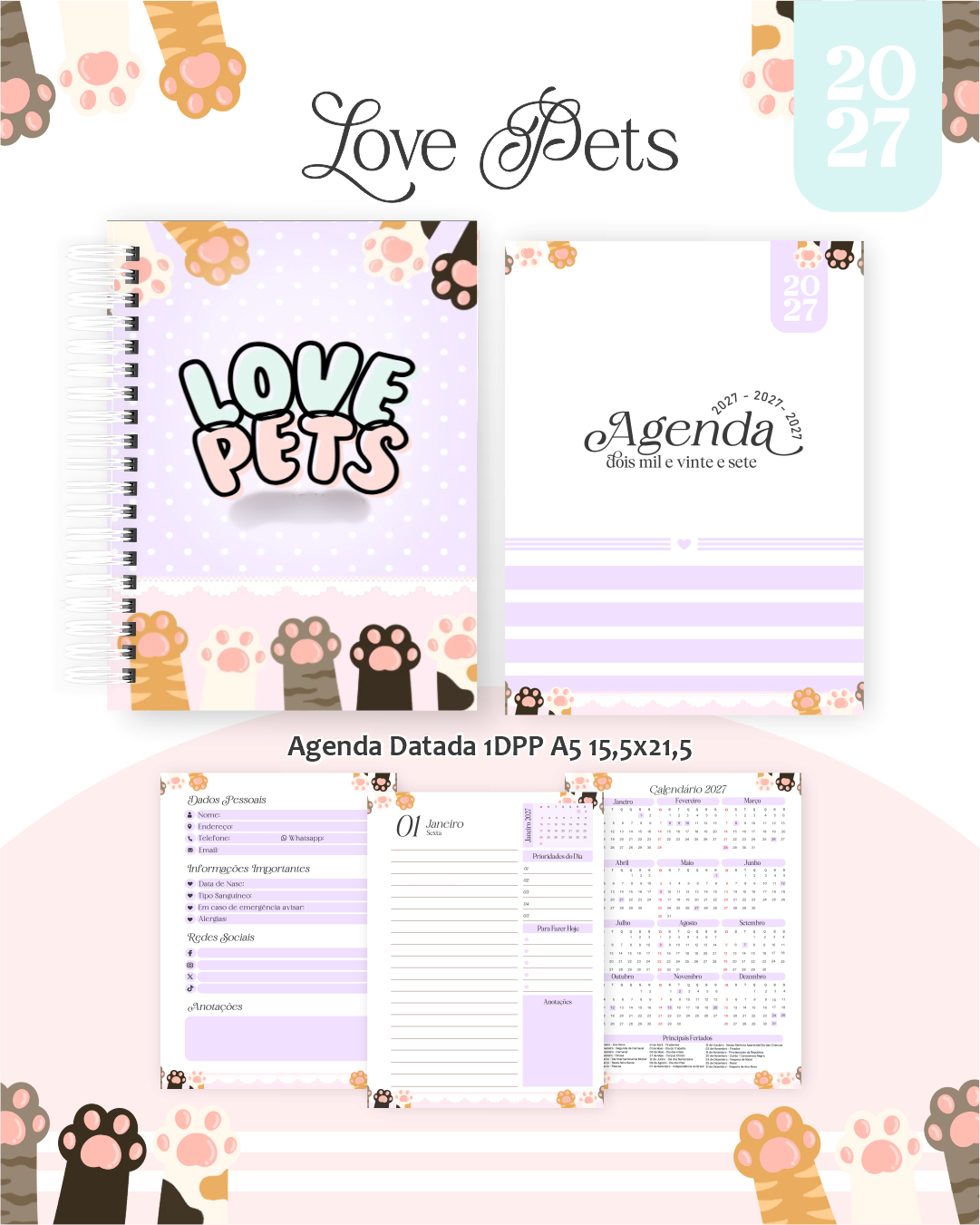 Love Pets - Encadernação 2027 1