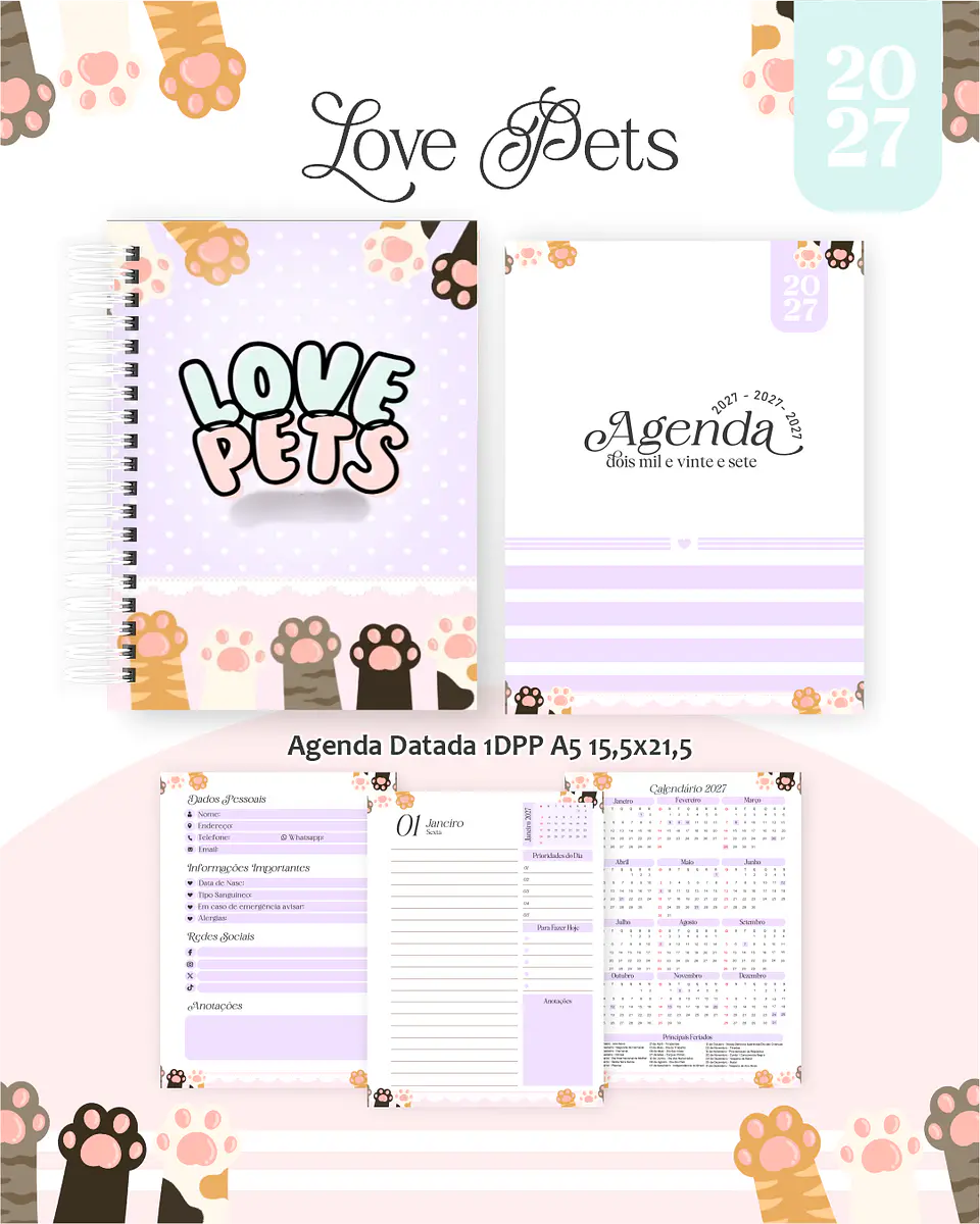 Love Pets - Encadernação 2027 1