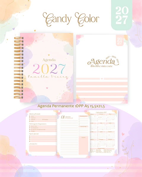 Candy Color - Encadernação 2027