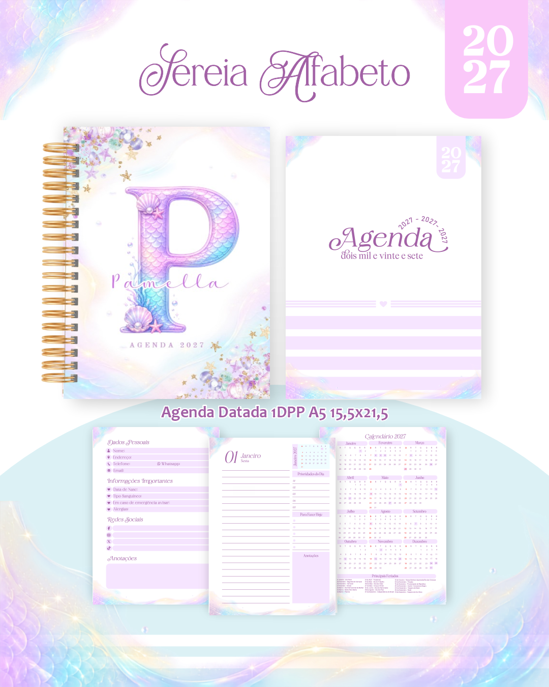 Alfabeto Sereia - Encadernação 2027 1