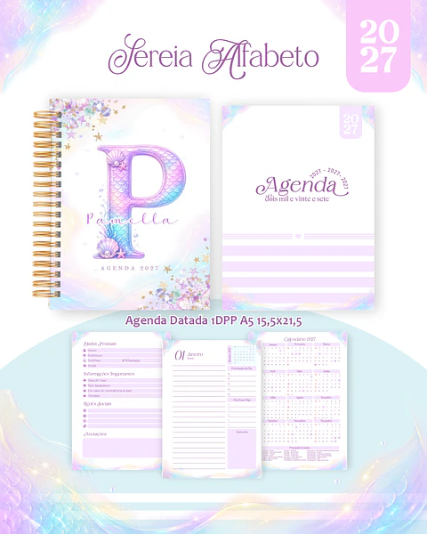 Alfabeto Sereia - Encadernação 2027