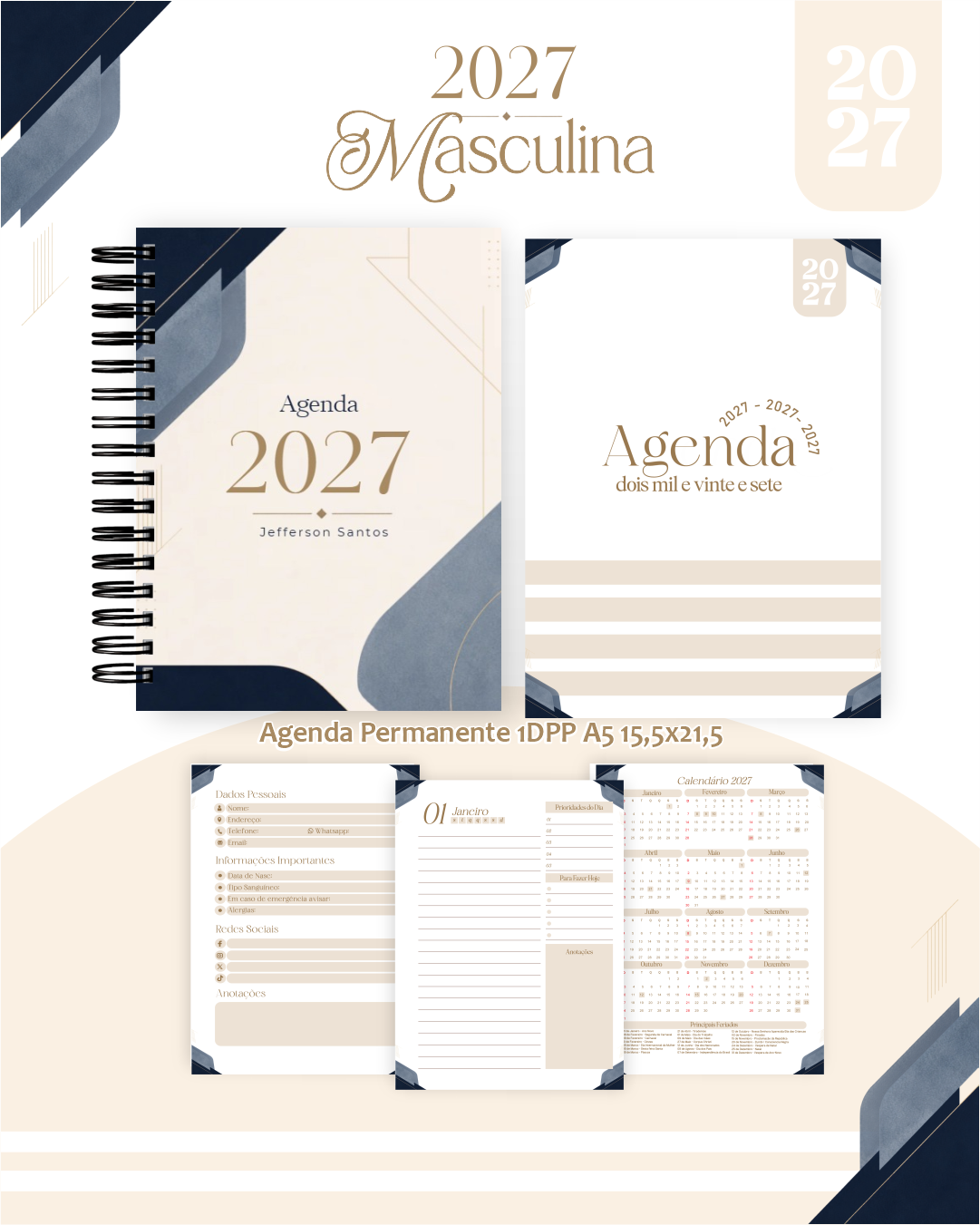 Coleção Masculina - Encadernação 2027 1