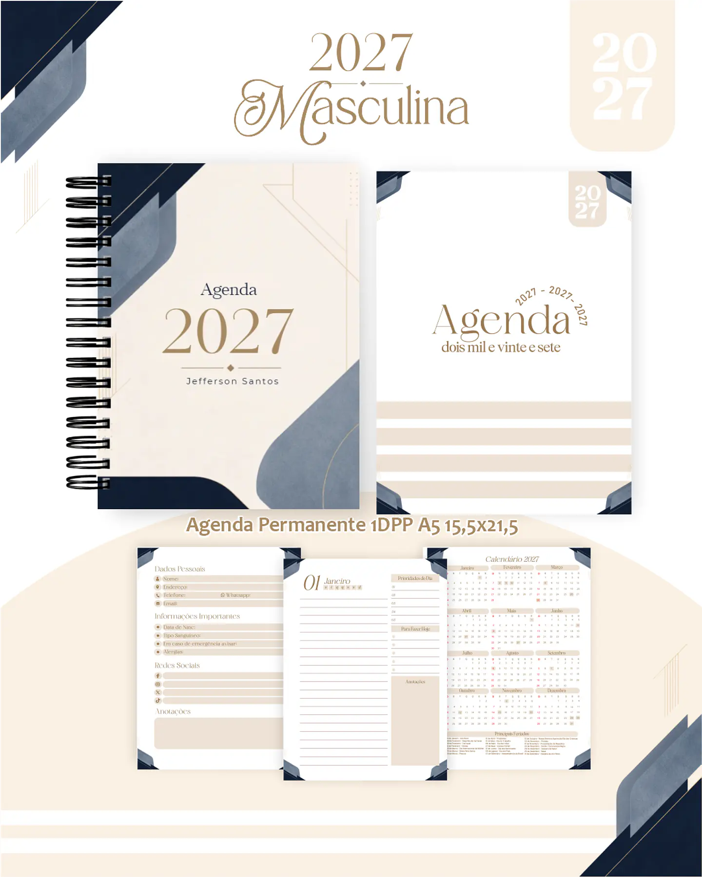 Coleção Masculina - Encadernação 2027 1