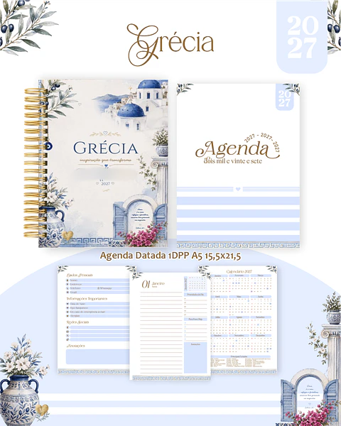 Grécia - Encadernação 2027