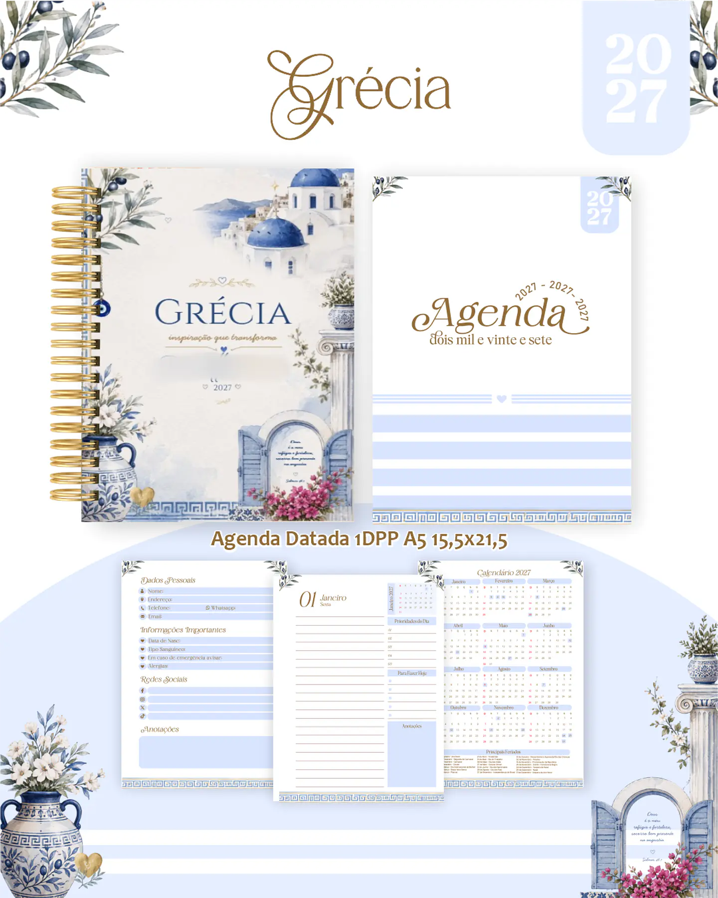 Grécia - Encadernação 2027 1