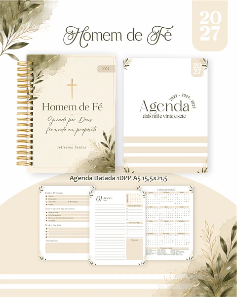 Homens de Fé - Encadernação 2027