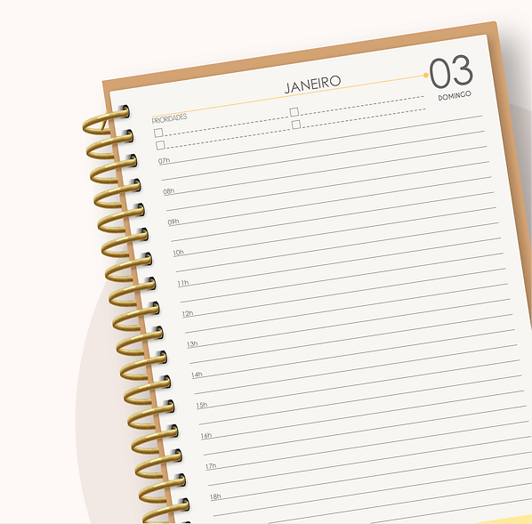 Agenda Clássica 2027 (Sab e Dom Juntos) - Encadernação 1