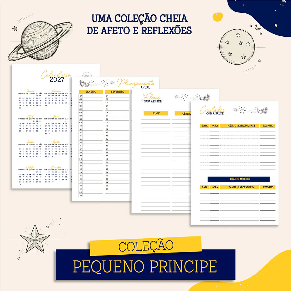 Coleção Pequeno Príncipe 2027 - Encadernação 4