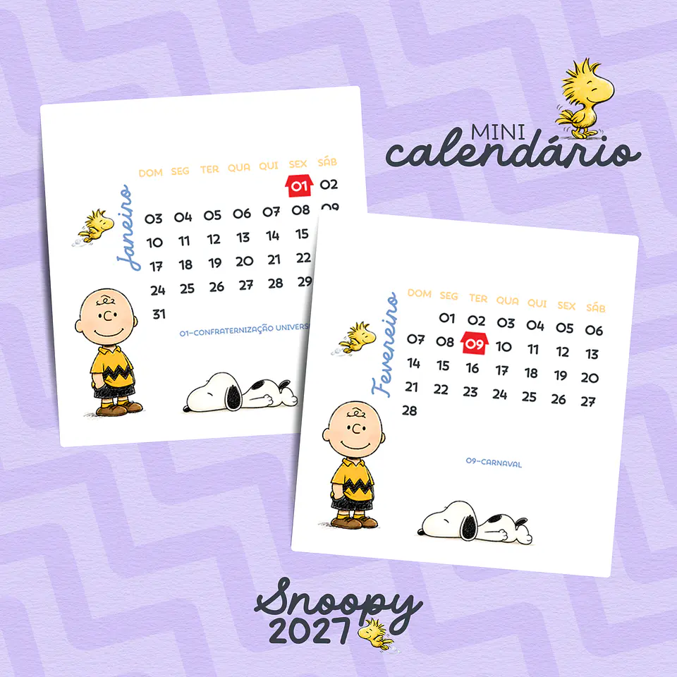 Coleção Snoopy 2027 - Encadernação 3