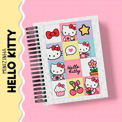 Mini Kit Hello Kitty 2027 - Encadernação