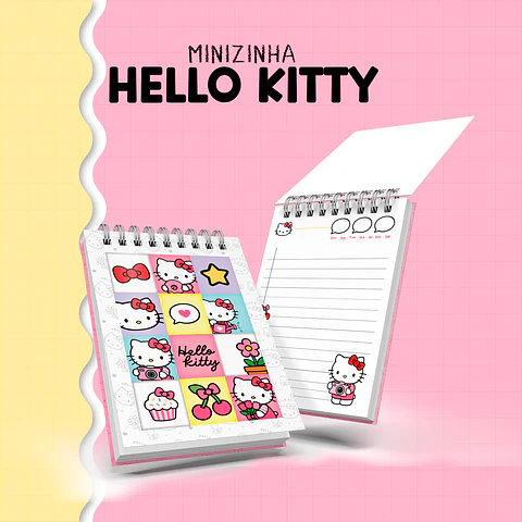 Mini Kit Hello Kitty 2027 - Encadernação