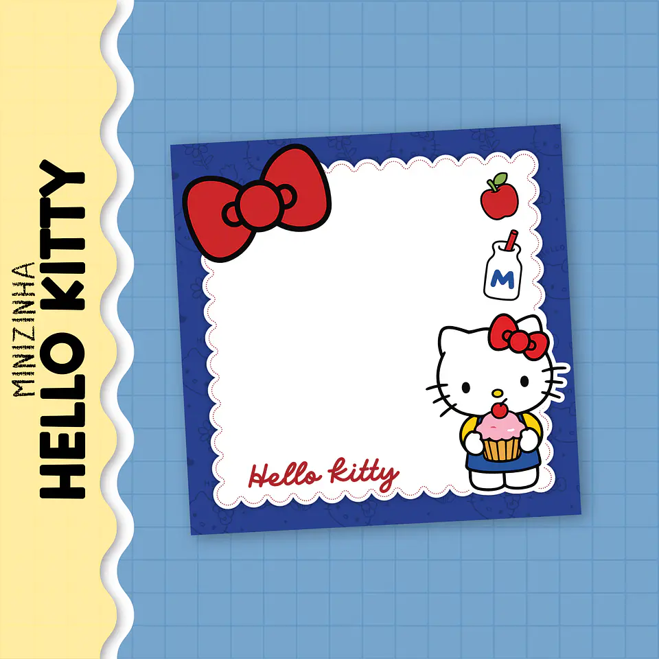 Mini Kit Hello Kitty 2027 - Encadernação 4