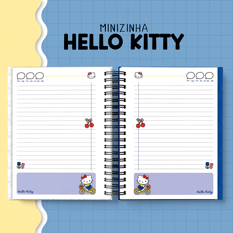 Mini Kit Hello Kitty 2027 - Encadernação