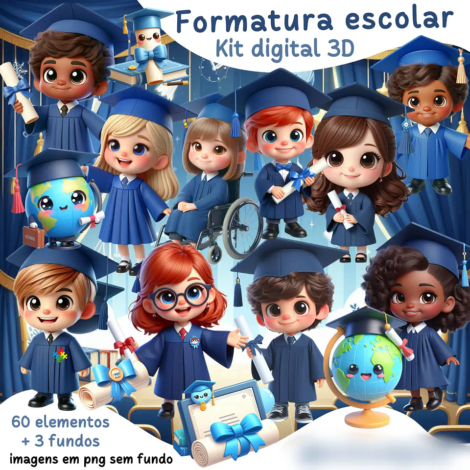 Formatura Escolar - Kit Digital 1