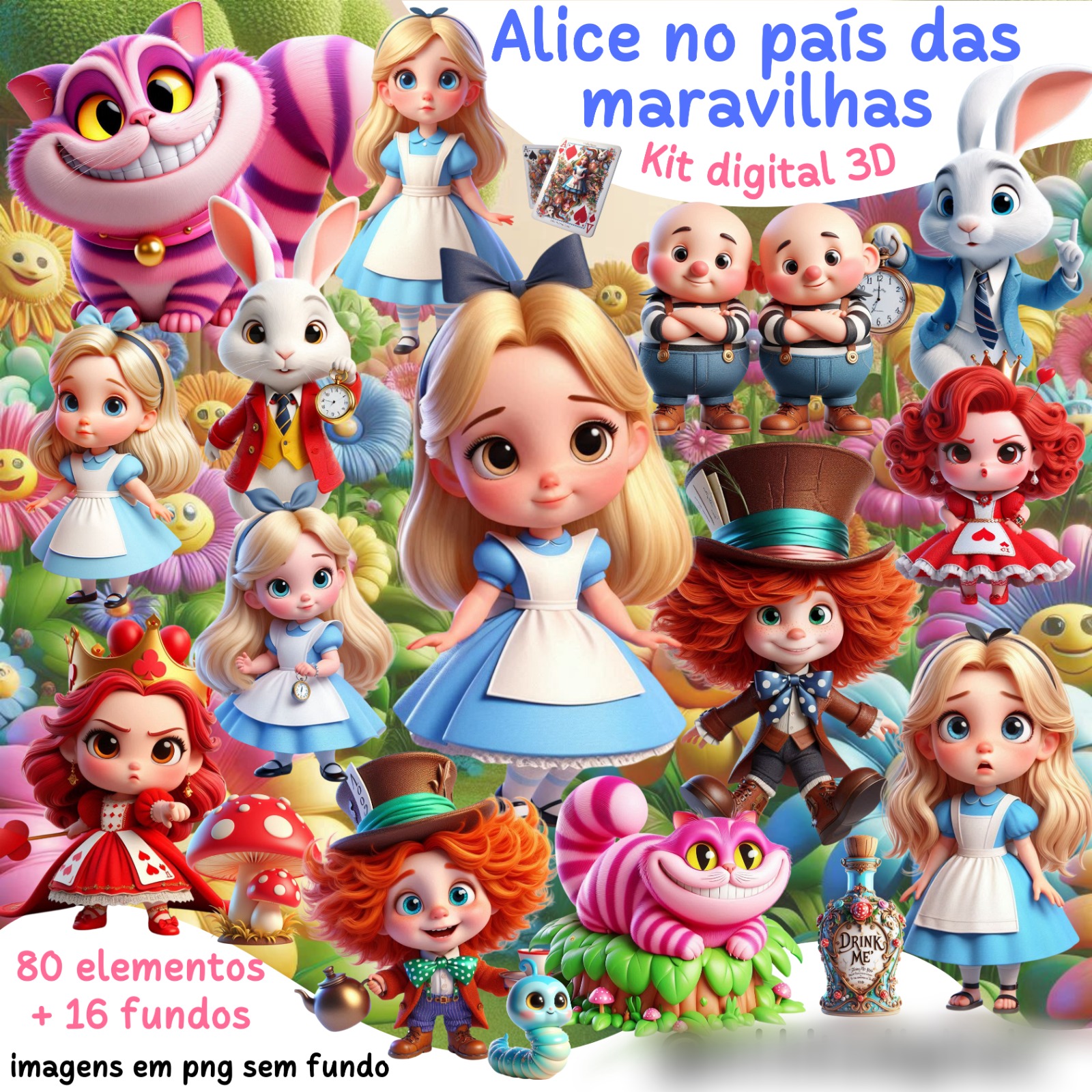 Alice no País das Maravilhas - Kit Digital 1