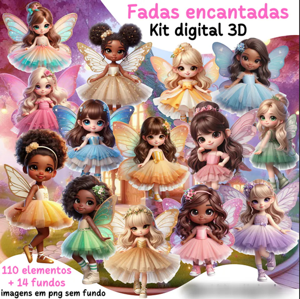 Fadas Encantadas - Kit Digital 1