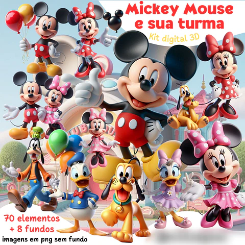 Mickey e sua Turma - Kit Digital