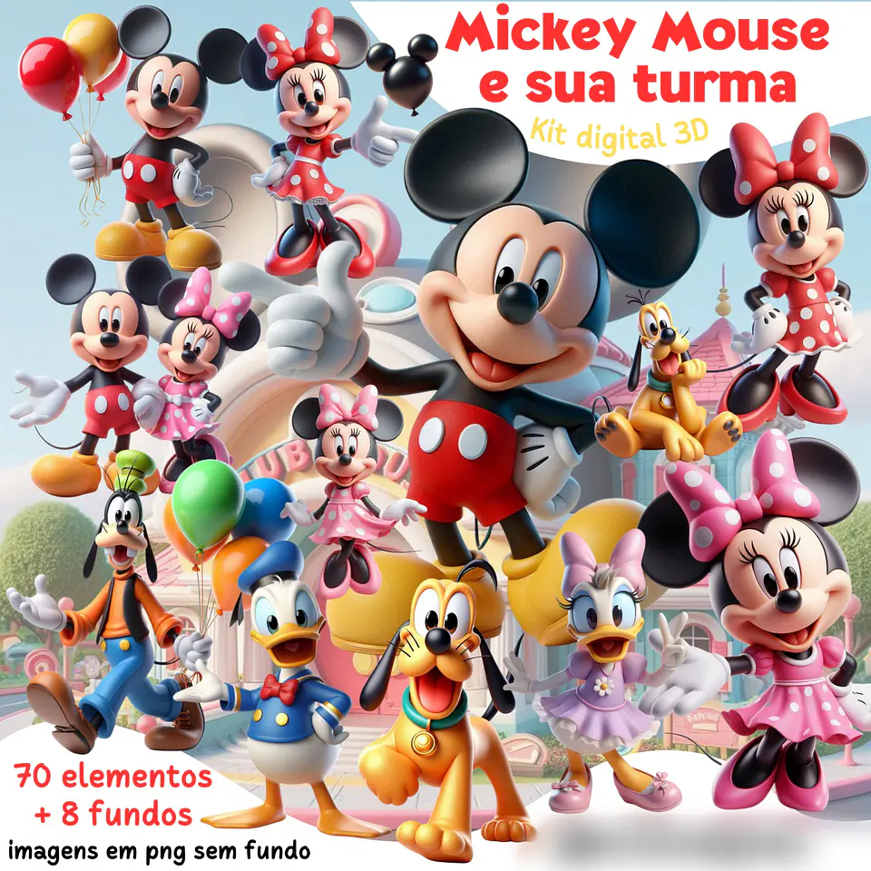 Mickey e sua Turma - Kit Digital 1