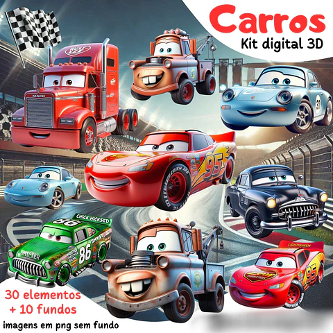 Carros - Kit Digital