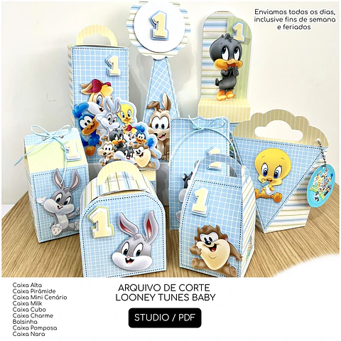 Baby Looney Tunes - Arquivo de Corte / Festa  