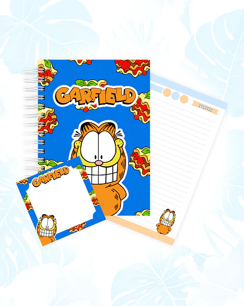 Garfield - Caderno e Bloquinho