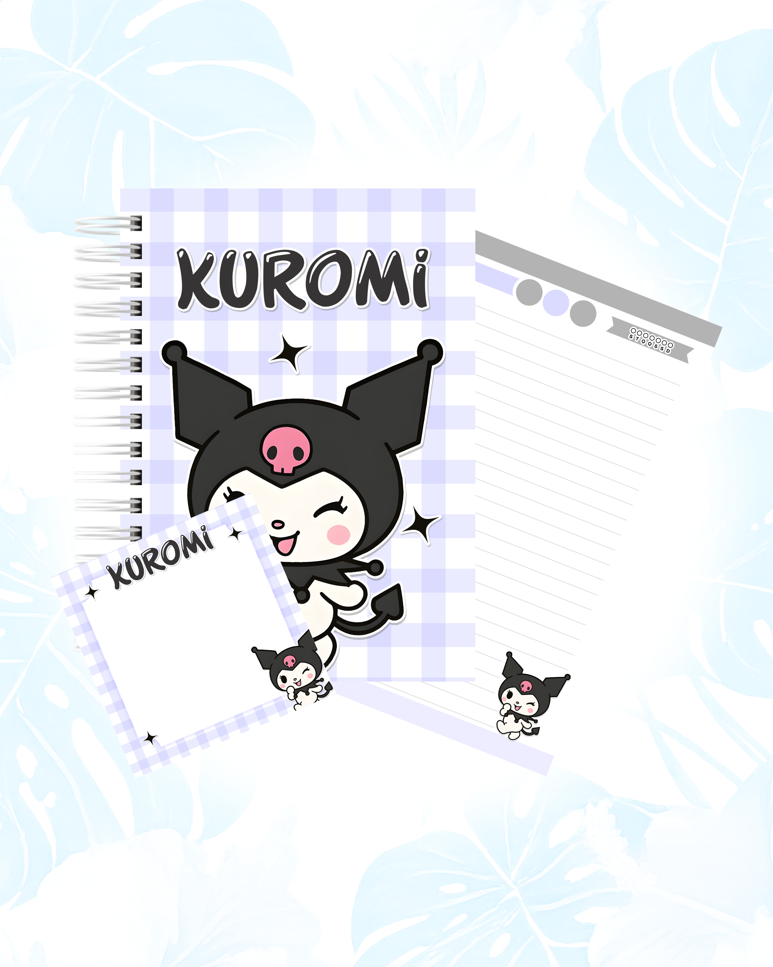 Kuromi - Caderno e Bloquinho 1
