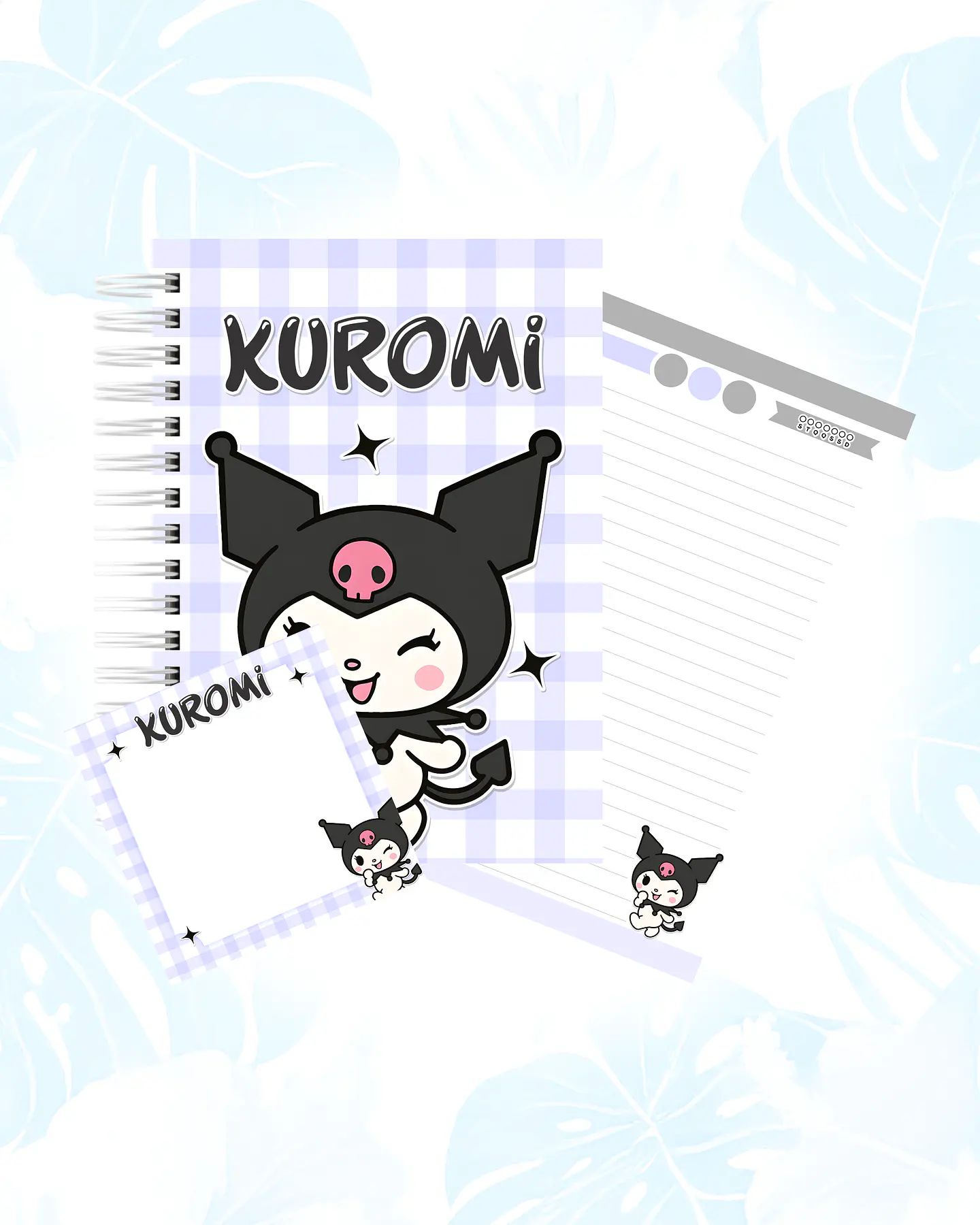 Kuromi - Caderno e Bloquinho 1