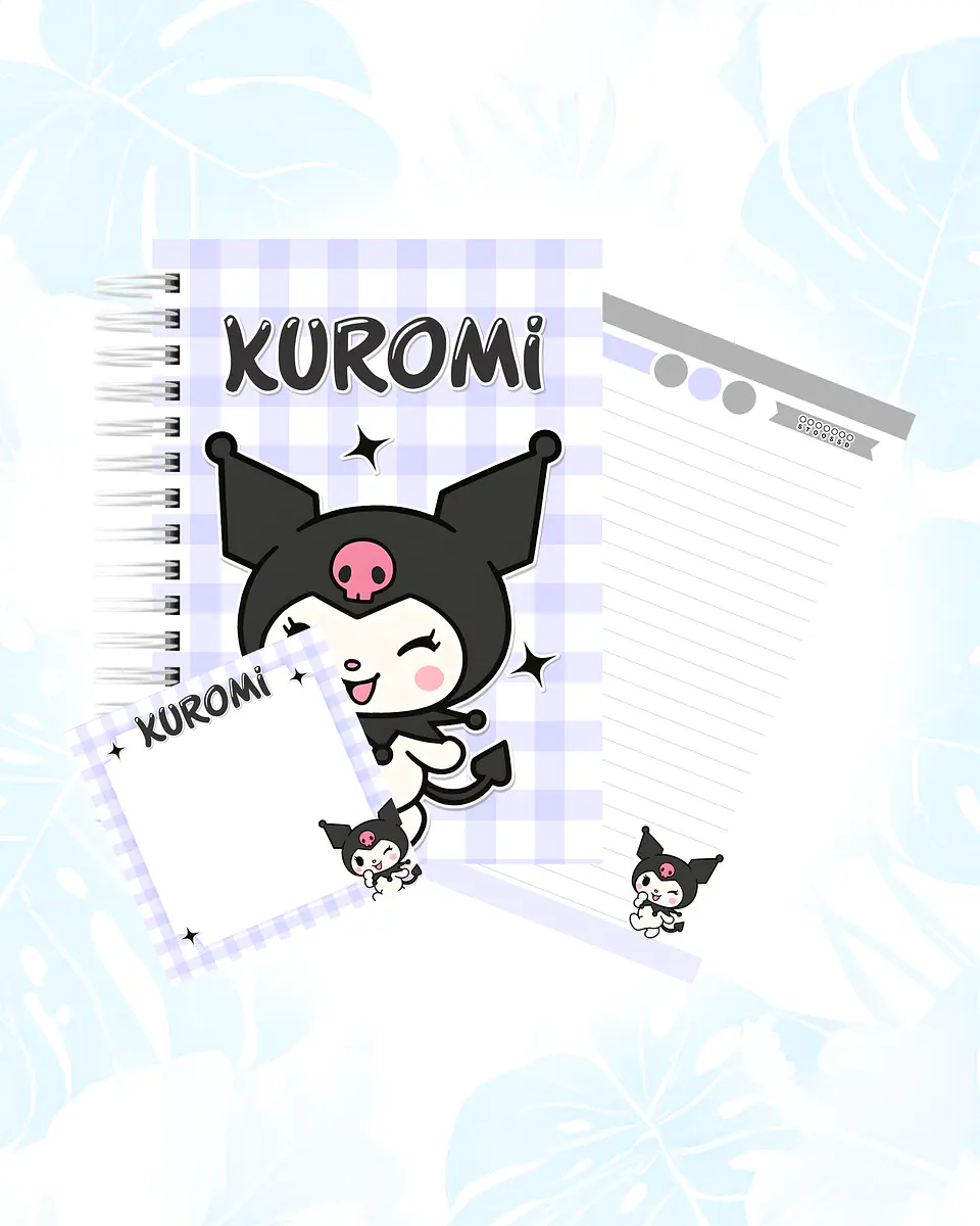 Kuromi - Caderno e Bloquinho 1