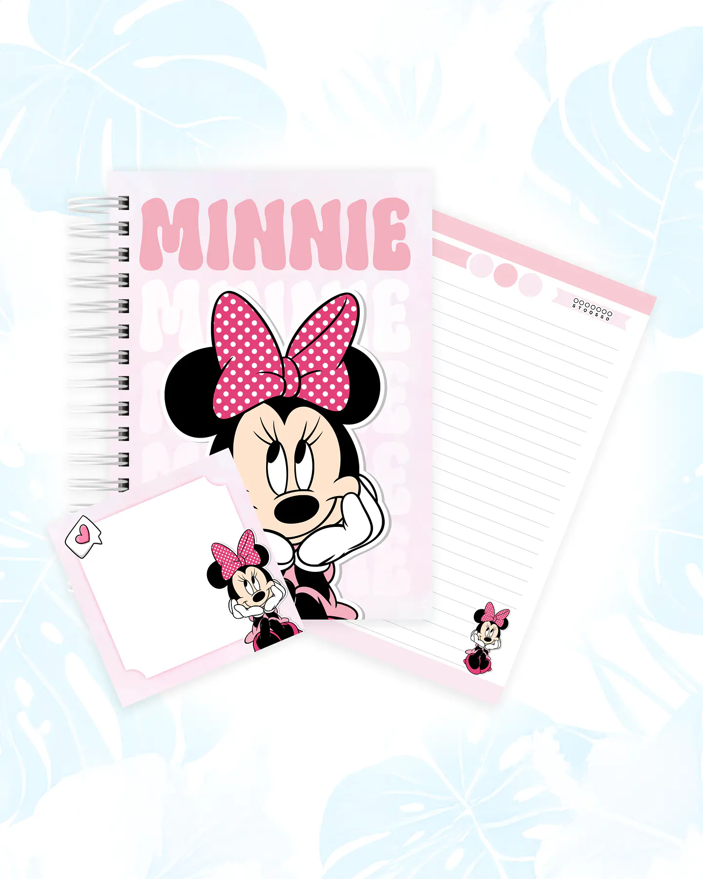 Minnie - Caderno e Bloquinho 1