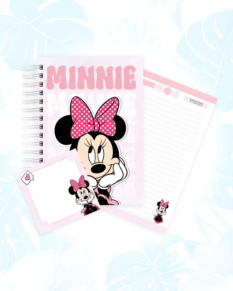 Minnie - Caderno e Bloquinho 1