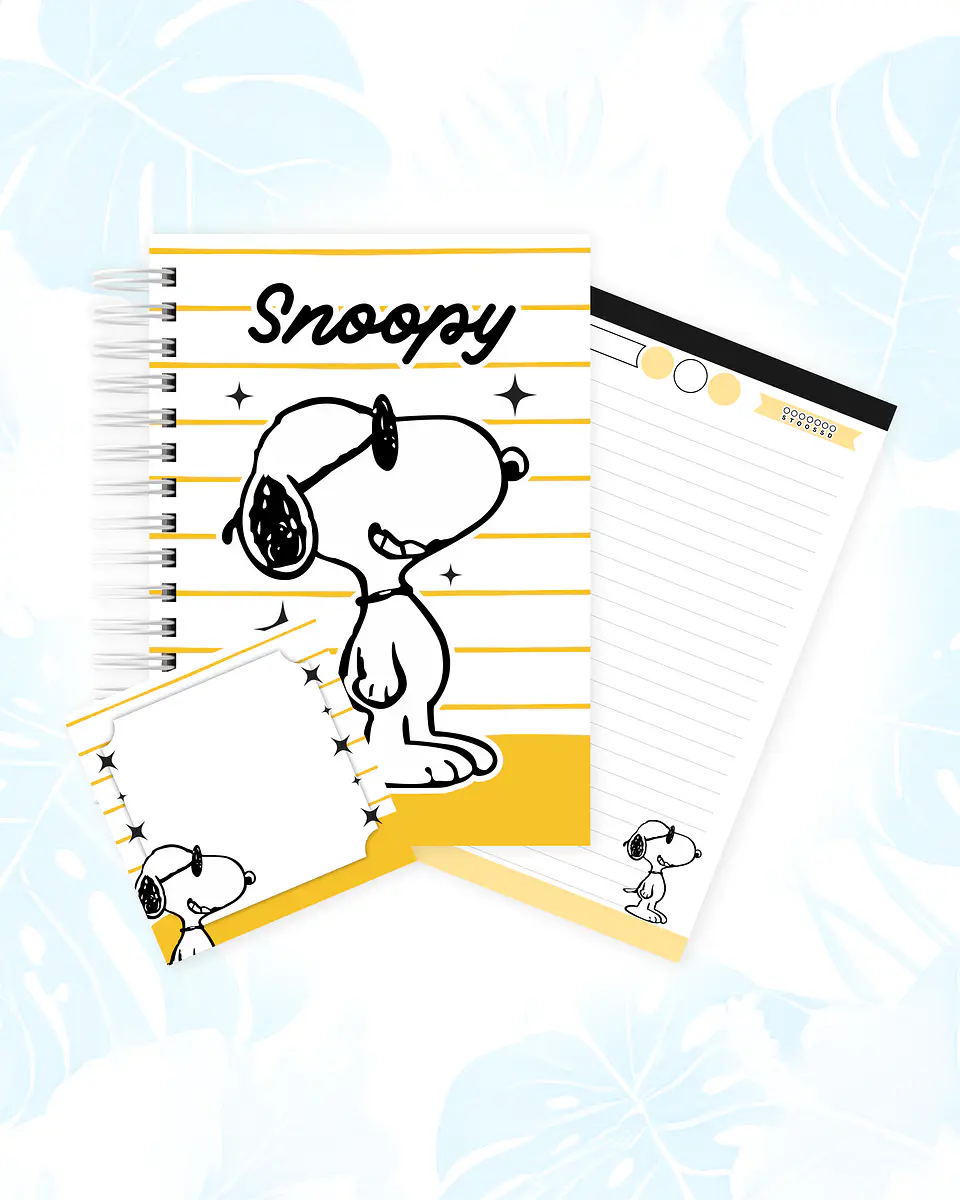 Snoopy - Caderno e Bloquinho 1