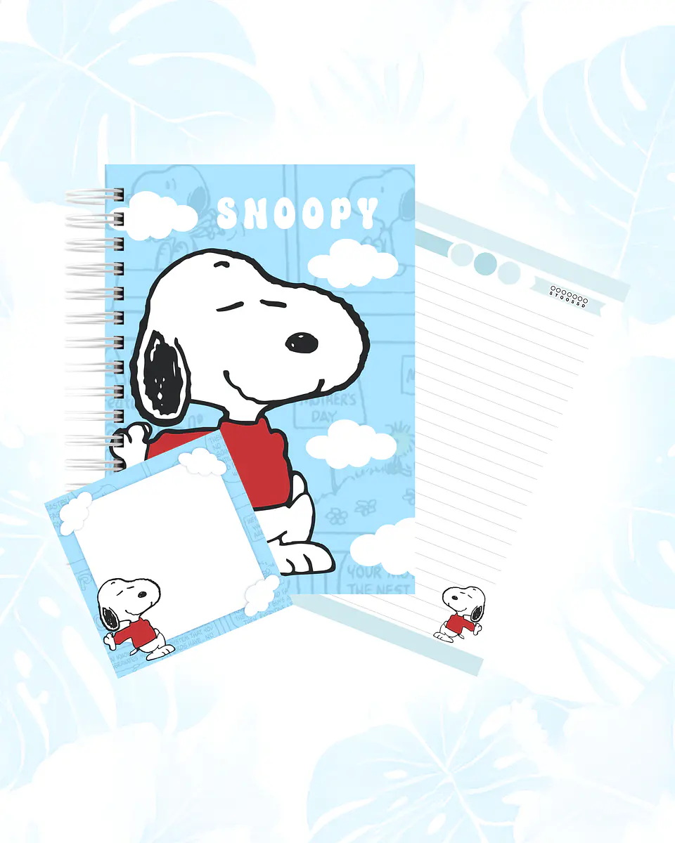 Snoopy - Caderno e Bloquinho 1
