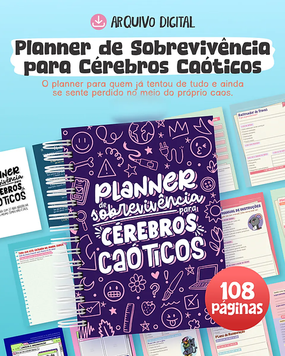 Planner Sem Caos - Encadernação 1