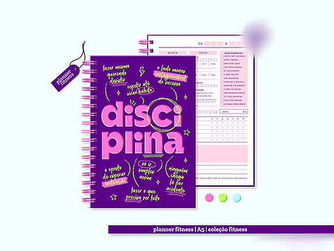 Planner Fitness - Encadernação