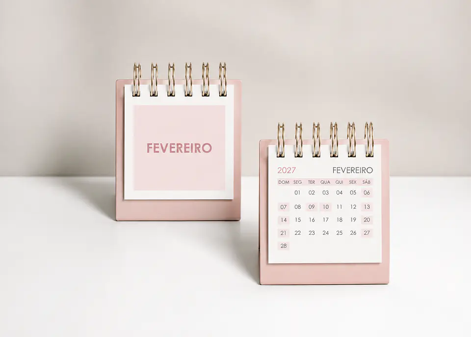 Mini Calendário 2027 1