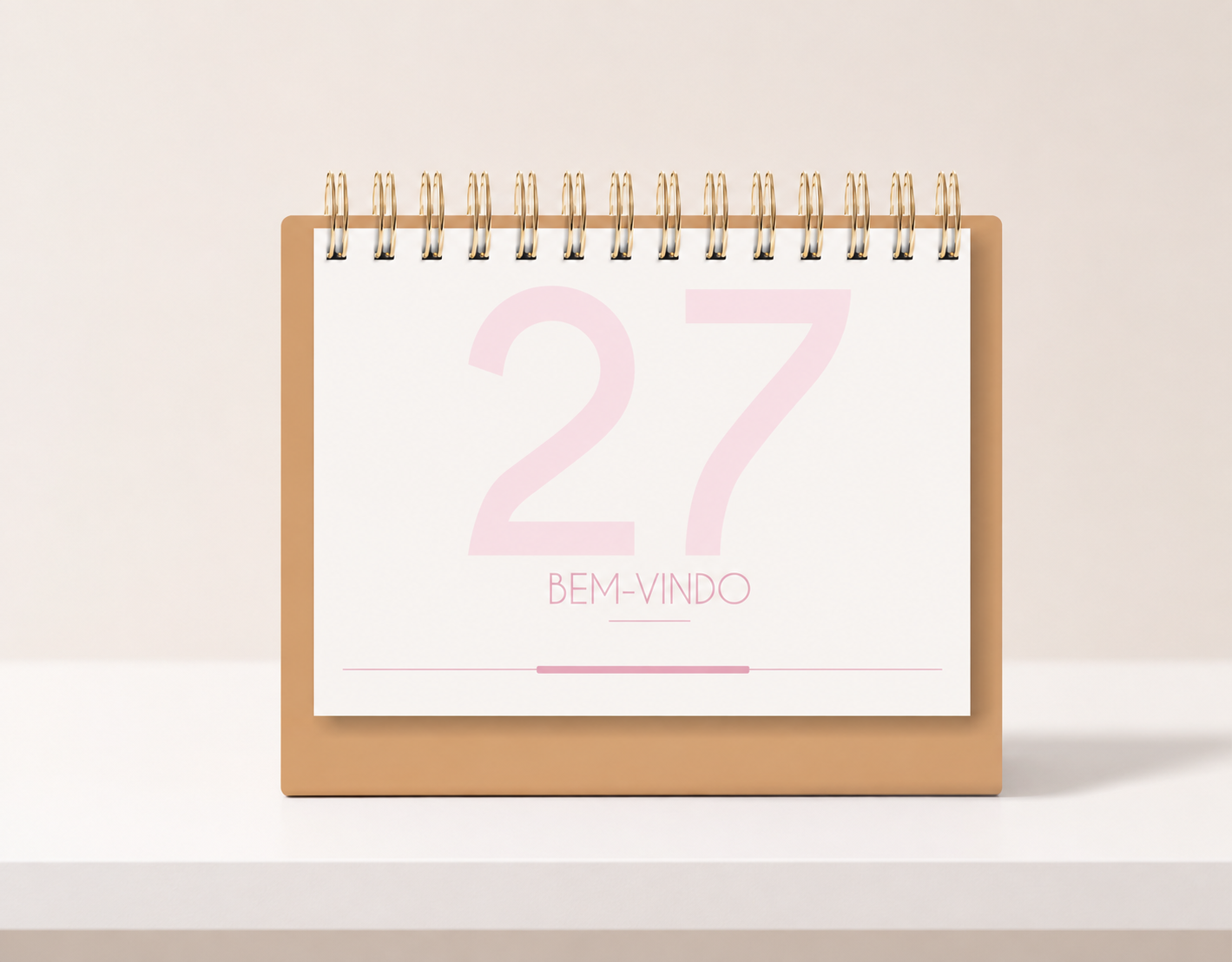 Calendário A6 Horizontal 2027 1