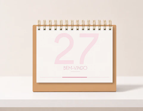 Calendário A6 Horizontal 2027