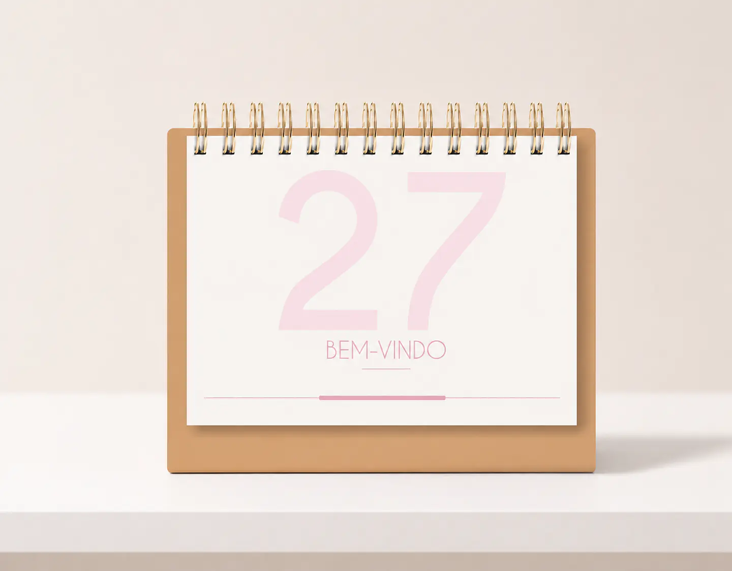 Calendário A6 Horizontal 2027 1