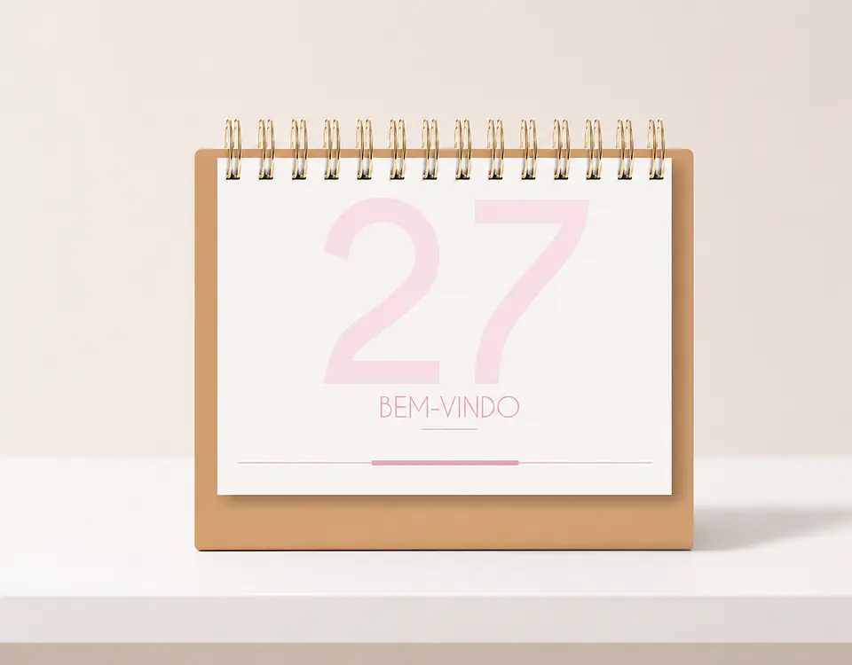 Calendário A6 Horizontal 2027 1