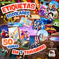 Combo Etiquetas Escolares (50 Temas) - Volta às Aulas - Thumbnail 1