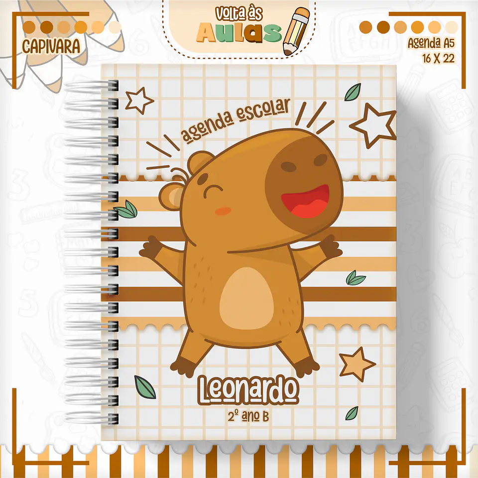 Pack Capivara - Volta às Aulas 2027 7