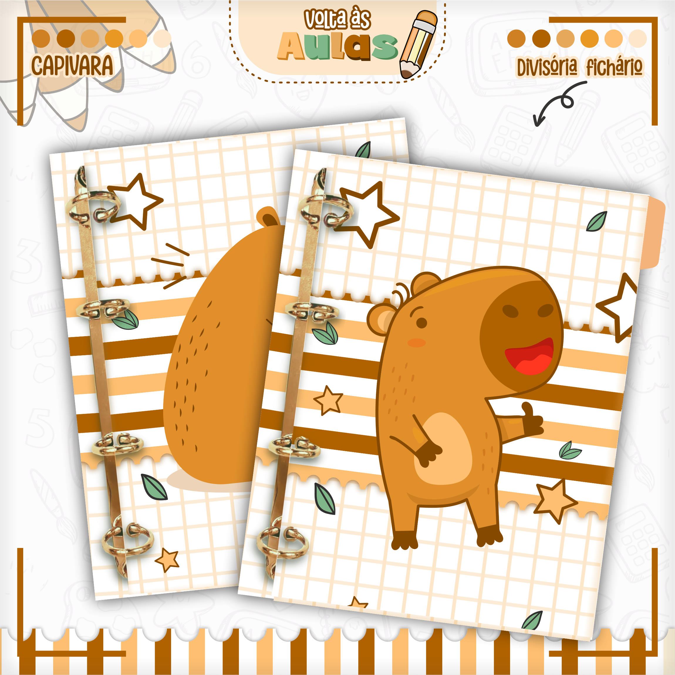 Pack Capivara - Volta às Aulas 2027 8